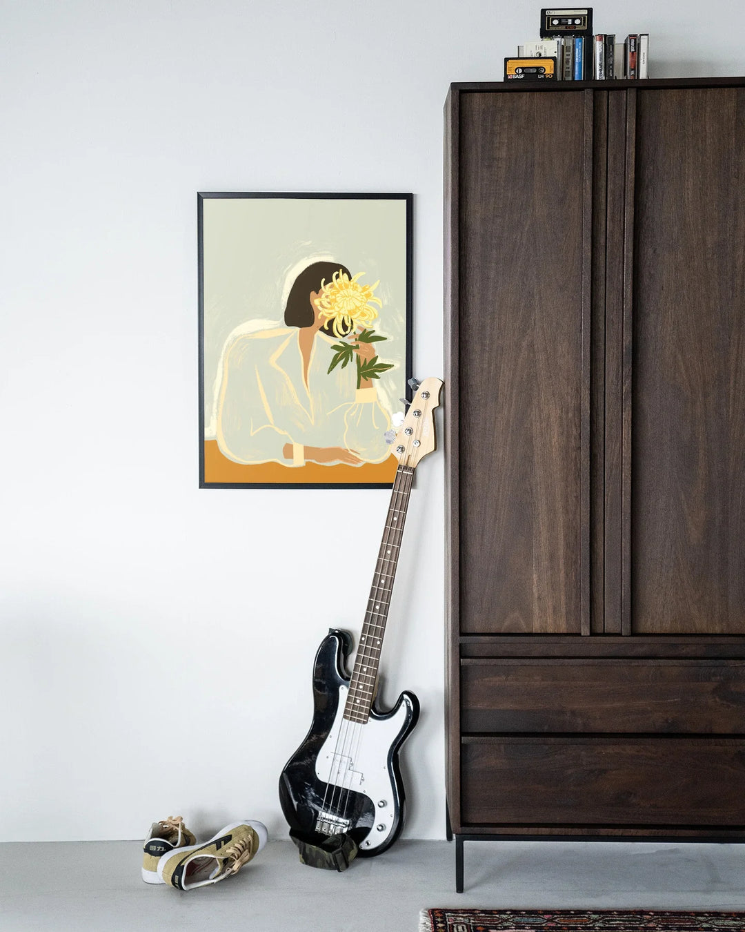 The Chrysante Mum - Moderne Wanddecoratie | Artprint, Glass Art & Wandkleed