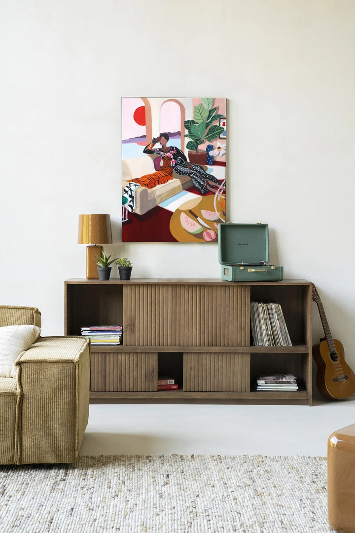 Tiger Queen - Moderne Wanddecoratie | Artprint, Glass Art & Wandkleed
