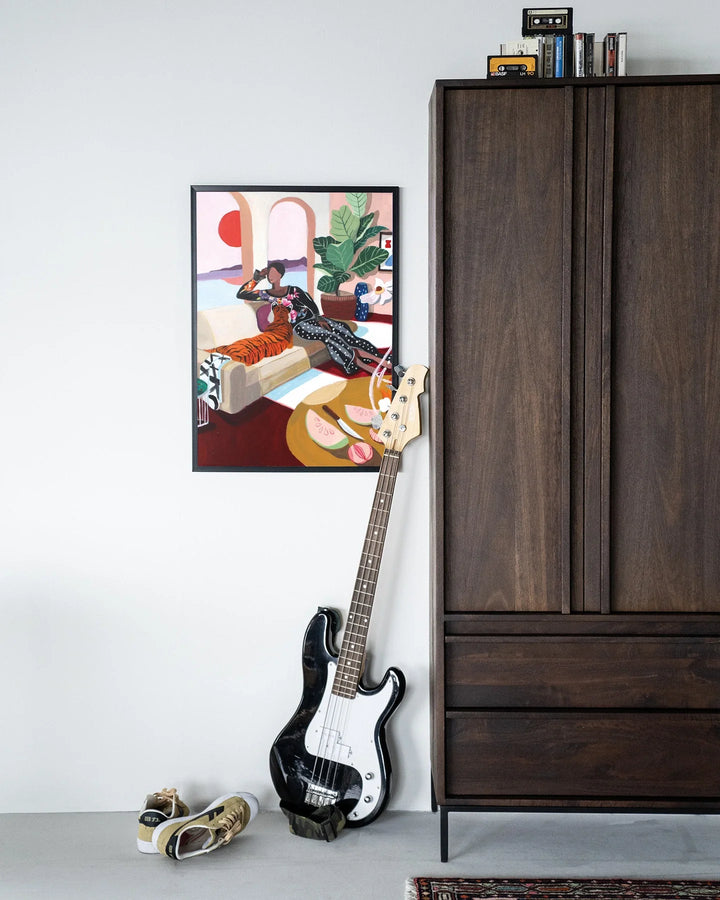 Tiger Queen - Moderne Wanddecoratie | Artprint, Glass Art & Wandkleed