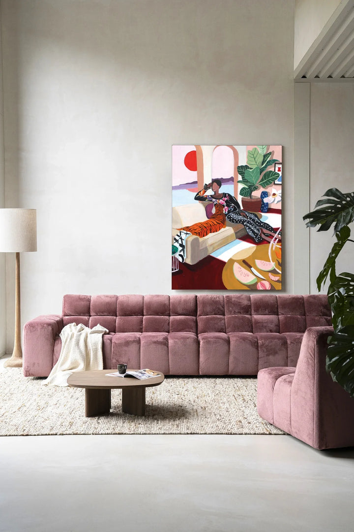 Tiger Queen - Moderne Wanddecoratie | Artprint, Glass Art & Wandkleed