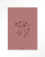 Tres Pisces - Moderne Wanddecoratie | Artprint, Glass Art & Wandkleed