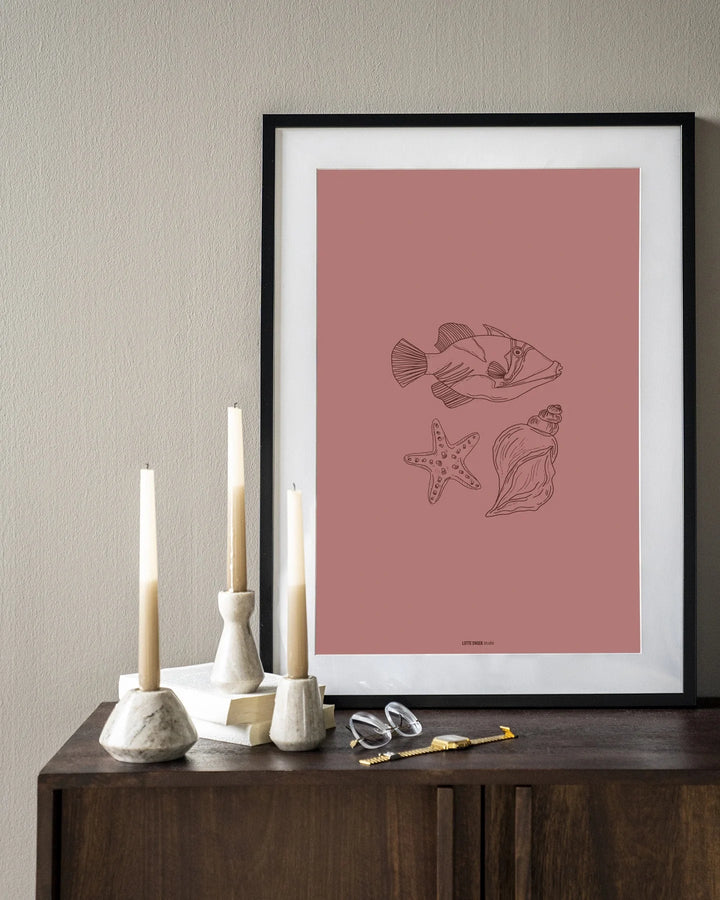 Tres Pisces - Moderne Wanddecoratie | Artprint, Glass Art & Wandkleed