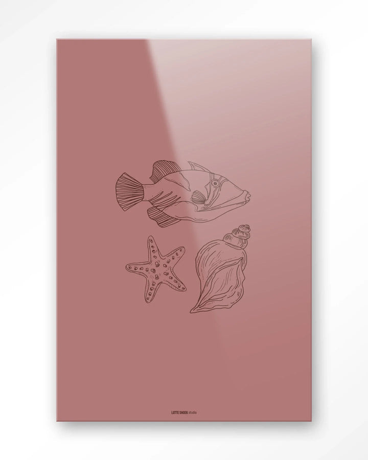 Tres Pisces - Moderne Wanddecoratie | Artprint, Glass Art & Wandkleed