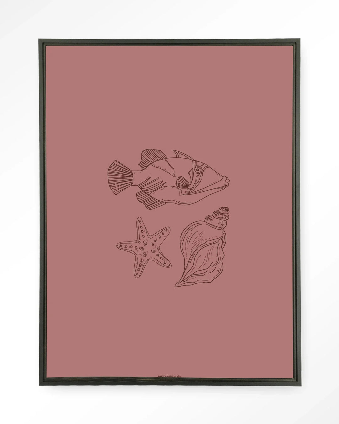 Tres Pisces - Moderne Wanddecoratie | Artprint, Glass Art & Wandkleed