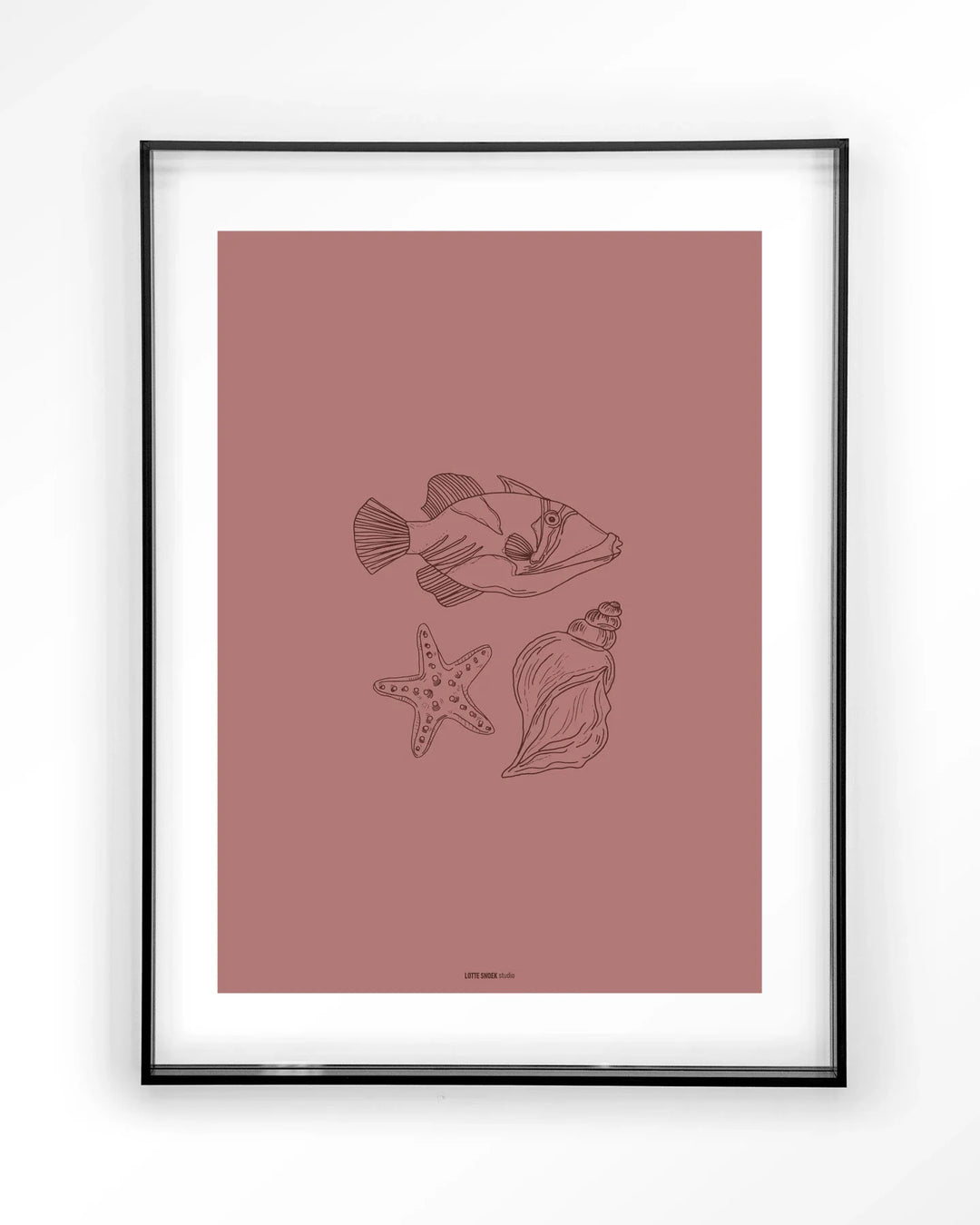 Tres Pisces - Moderne Wanddecoratie | Artprint, Glass Art & Wandkleed