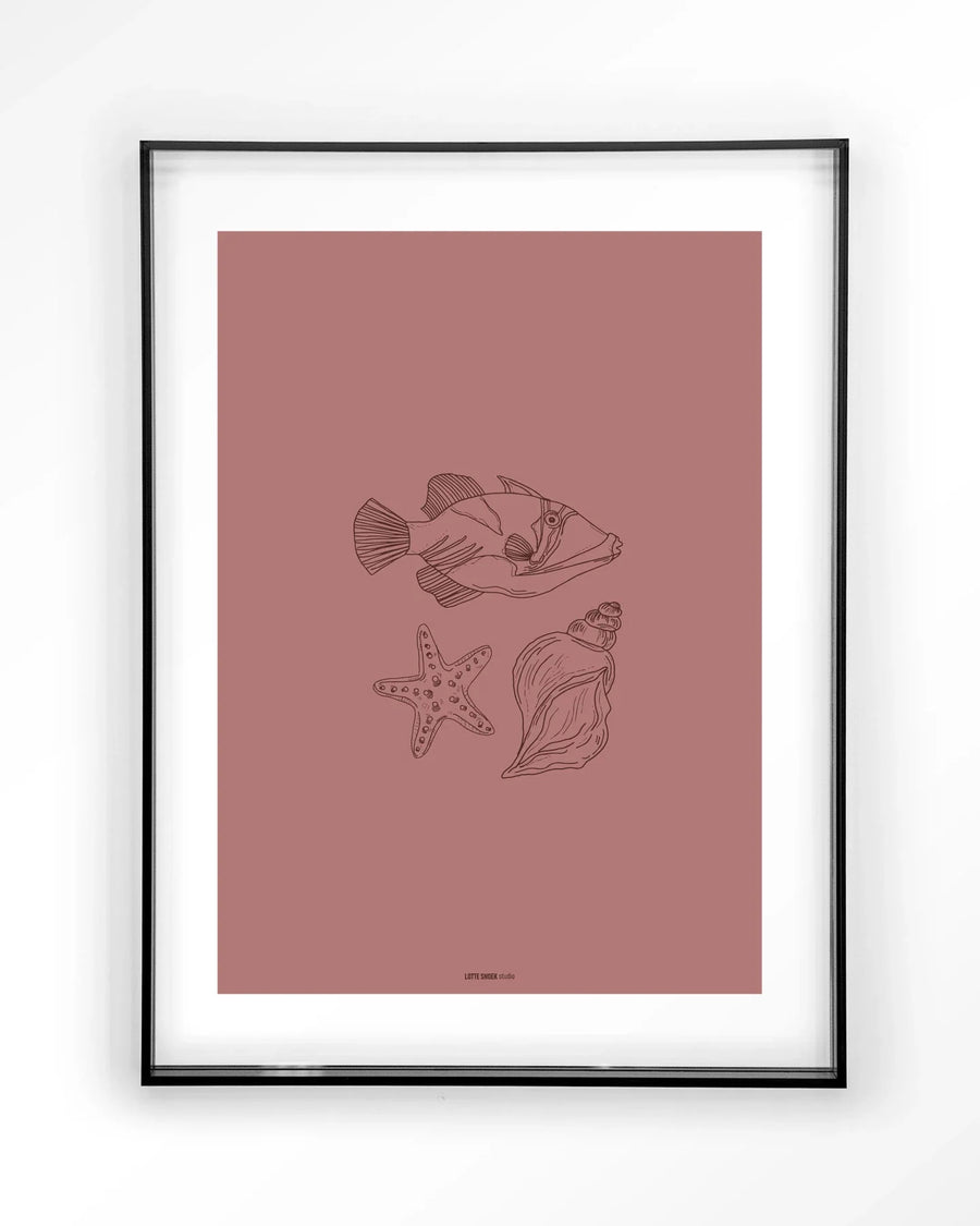 Tres Pisces - Moderne Wanddecoratie | Artprint, Glass Art & Wandkleed