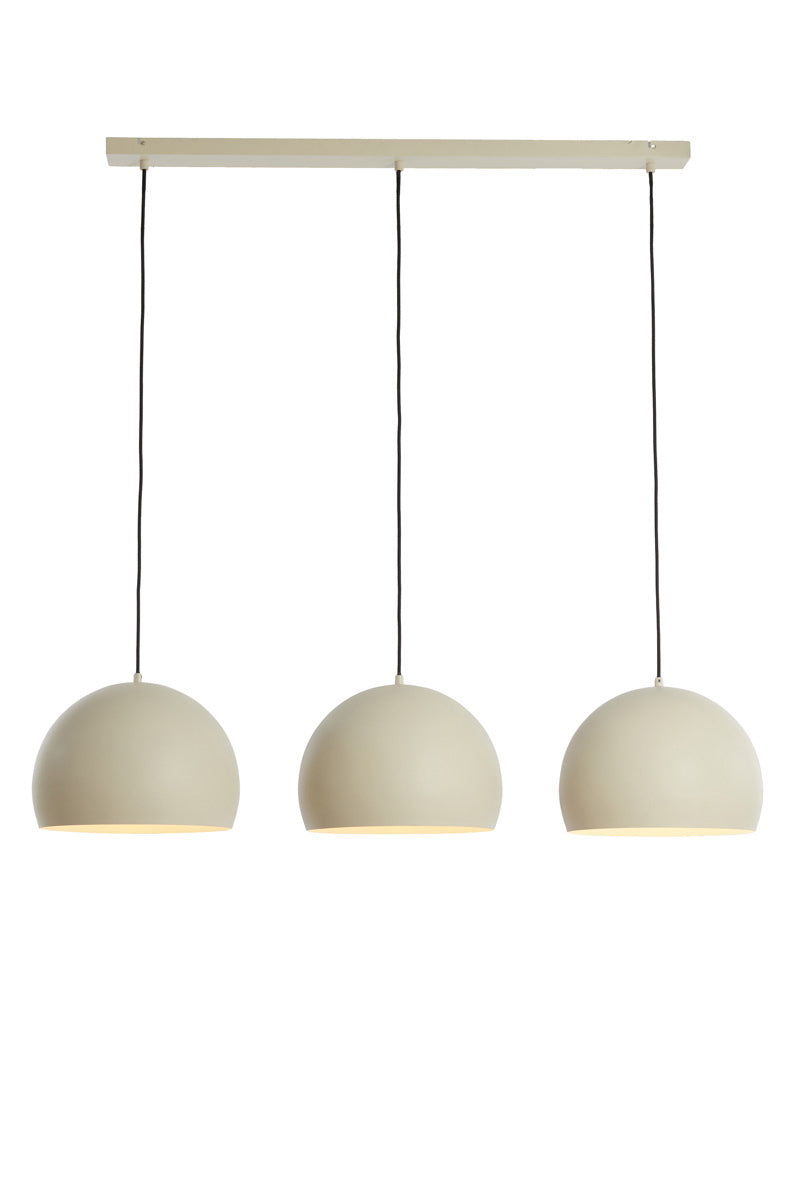 Light & Living Hanglamp Jaicey 3-Lichts Lichtgrijs