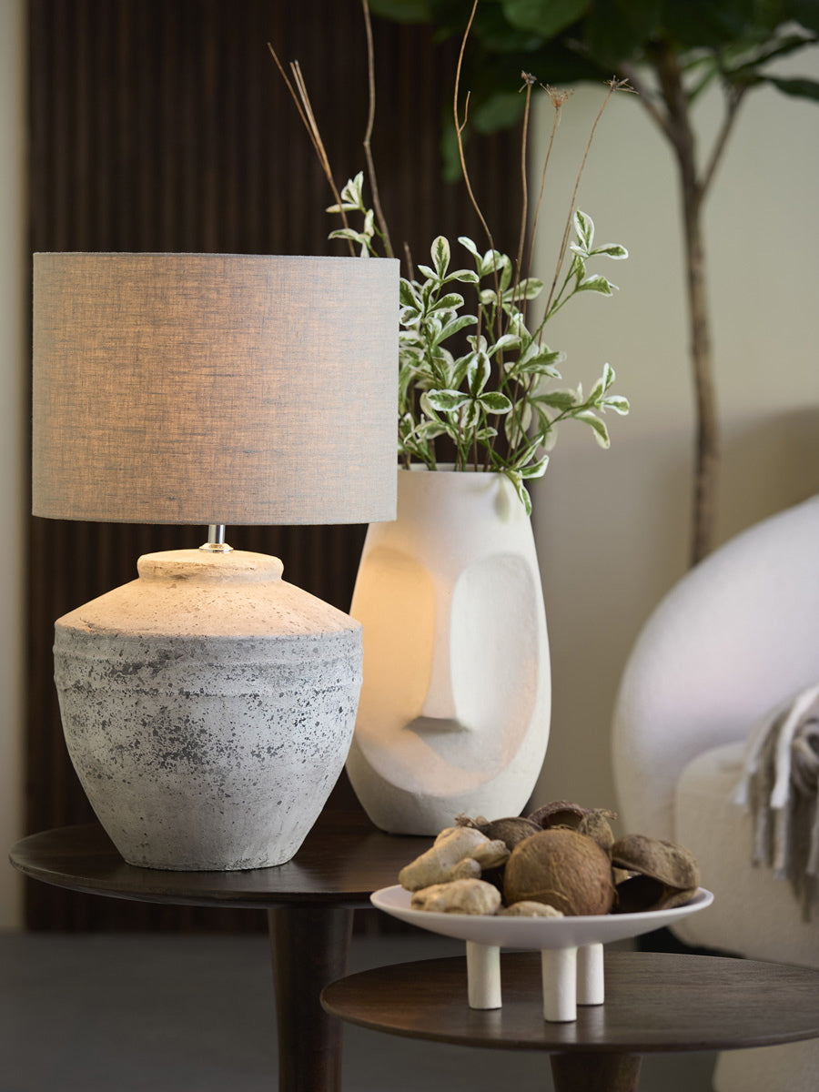 Light & Living Lampvoet Toba Large Antiek Grijs