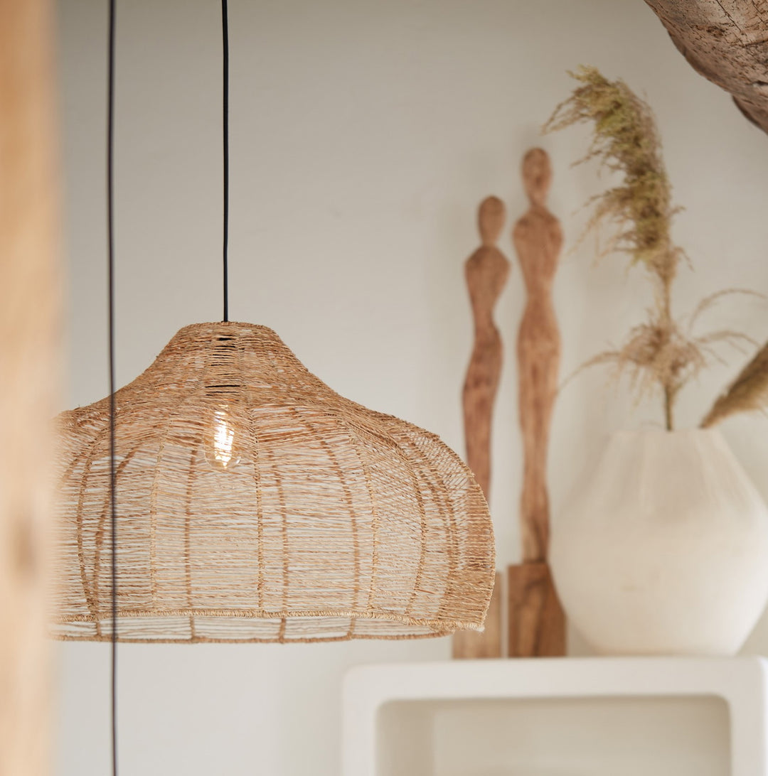 Light & Living Lampenkap Tonoda Jute Naturel Ø60x34cm