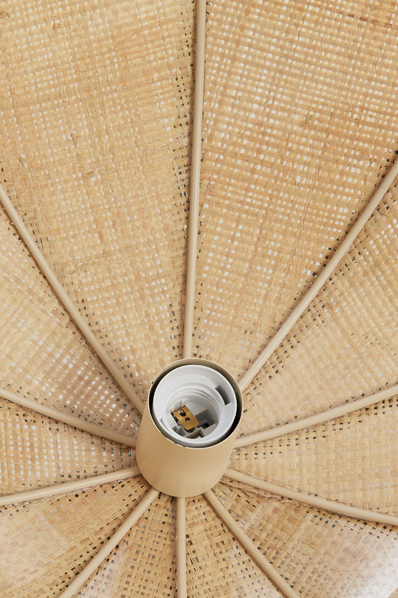 Light & Living Hanglamp Sulina Raffia Naturel/Groen