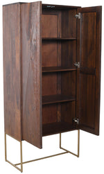 Wandkast Onyx Bruin 2-Deurs PTMD