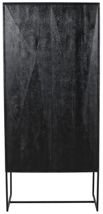Wandkast Onyx Zwart 2-Deurs PTMD
