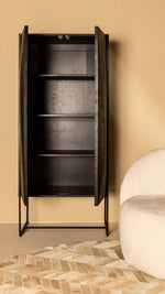 Wandkast Onyx Zwart 2-Deurs PTMD
