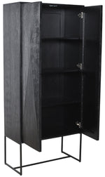 Wandkast Onyx Zwart 2-Deurs PTMD