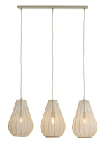 Light & Living Hanglamp Itela 3-Lichts Zand 80cm