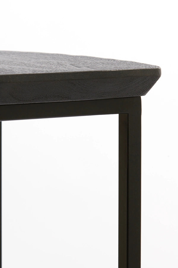 Light & Living Zuil Quenza Zwart Set van 2