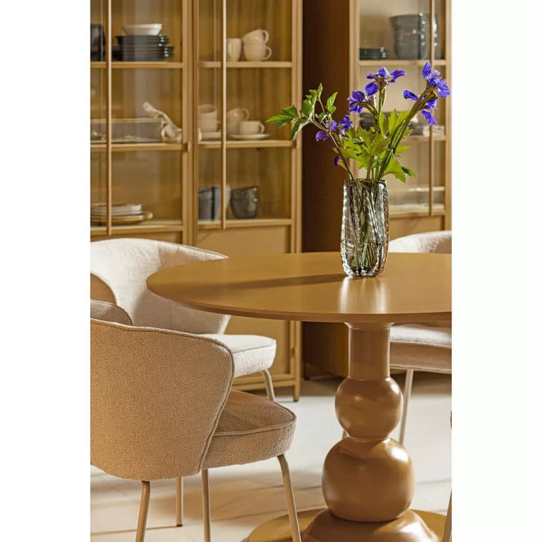 WOOOD Exclusive Blanco eettafel Ø120 honing geel