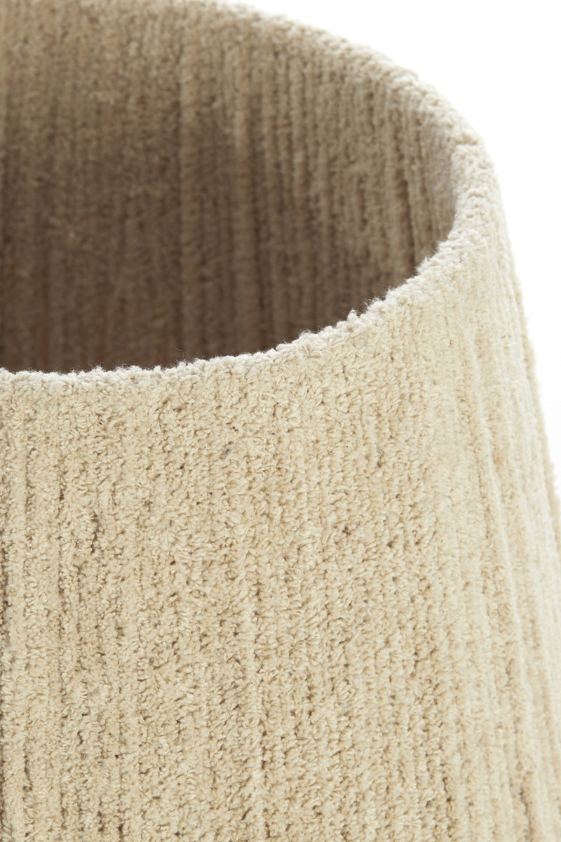 Light & Living Lampenkap Medana Drum Chenille Crème