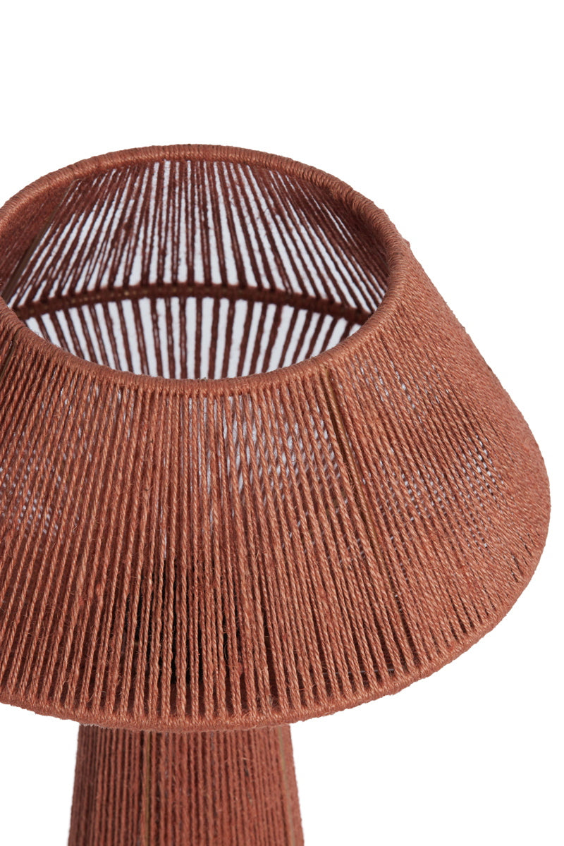 Light & Living Tafellamp Fugia Jute Ø36cm