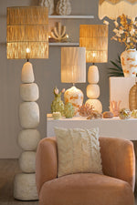 Light & Living Vloerlamp Marree Crème 135cm