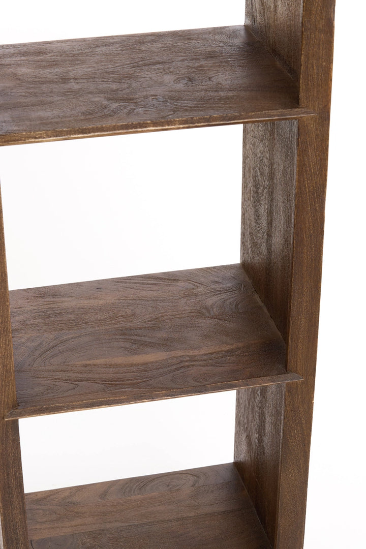 Light & Living Wandkast Sondrio Open Mangohout Mat Donkerbruin 95x190cm