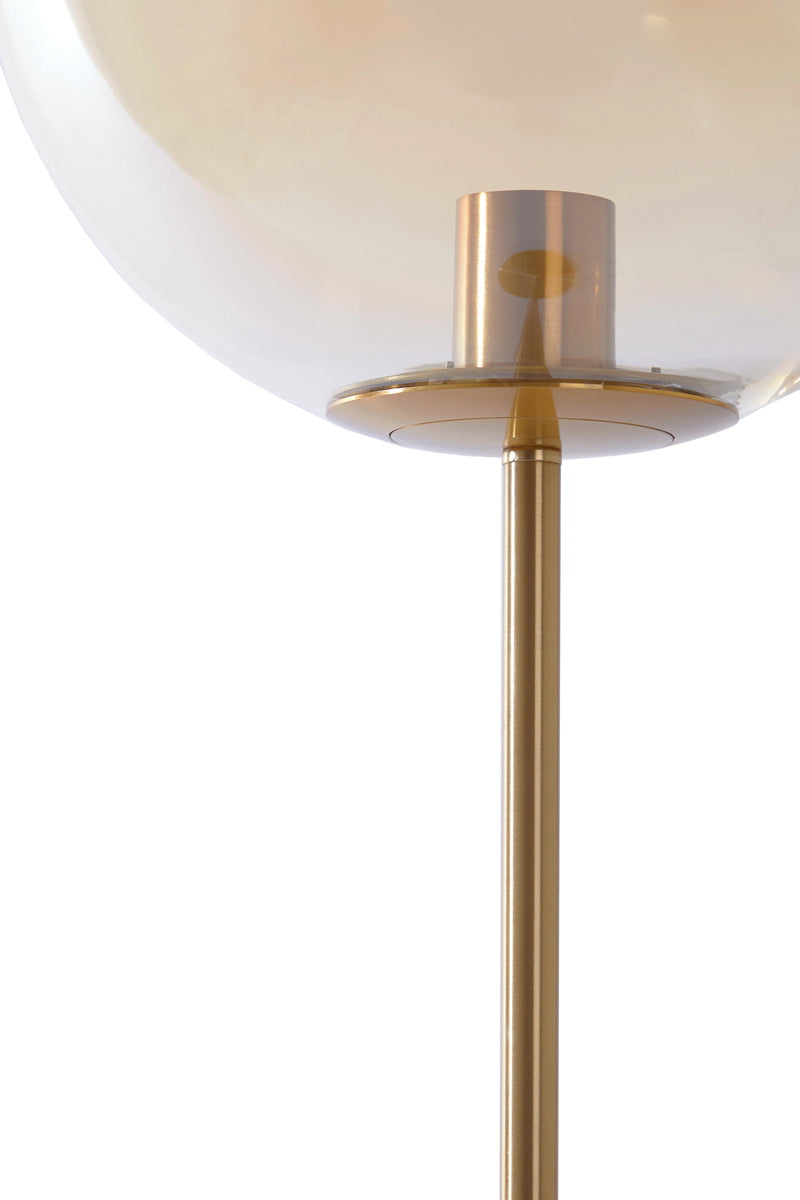 Light & Living Vloerlamp Medina Glas 160cm