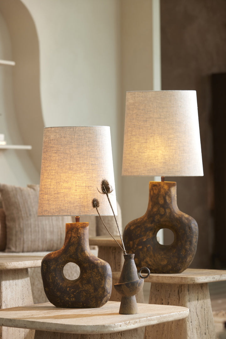 Light & Living Lampenkap Livigno Ellips Naturel