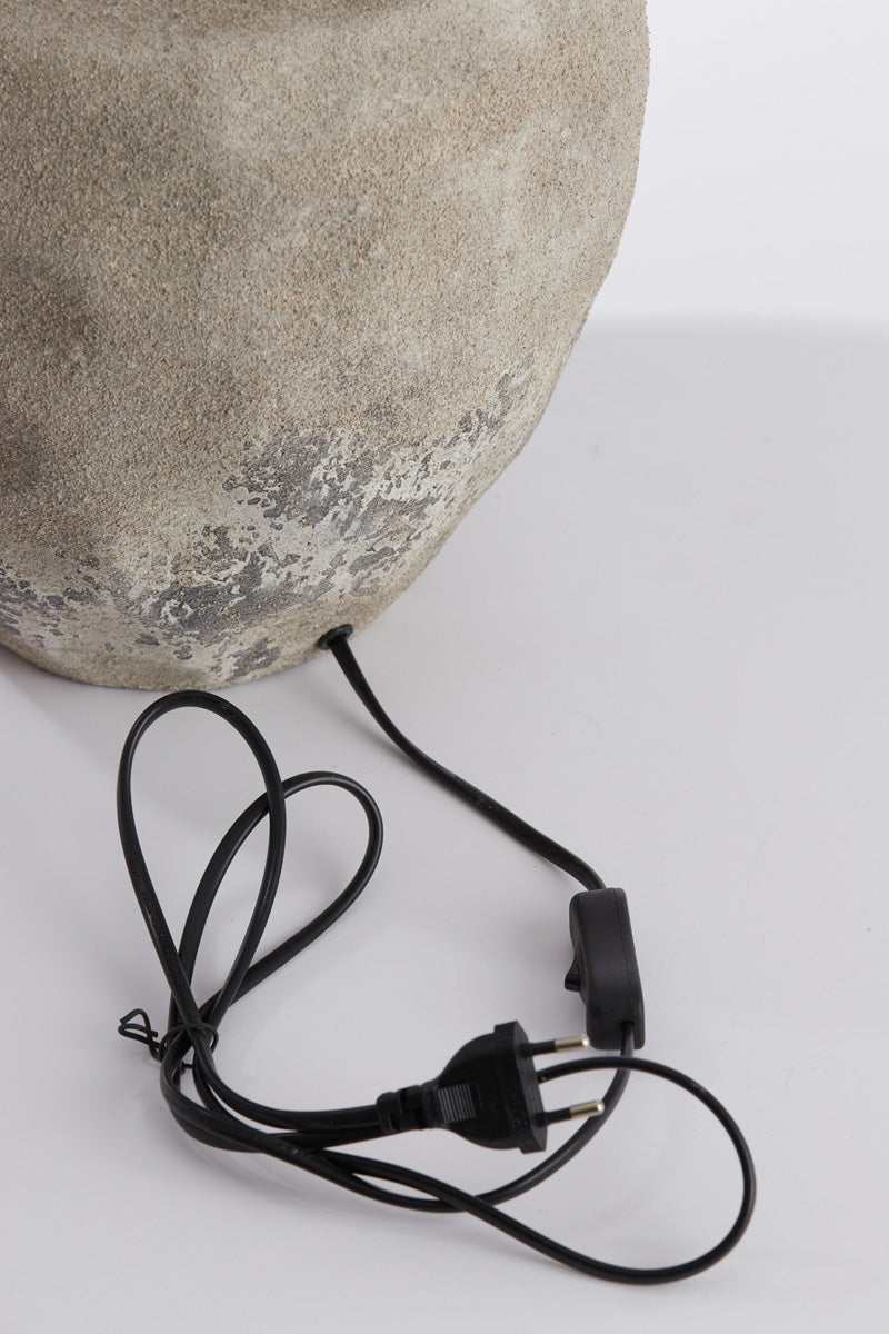 Light & Living Lampvoet Lezama Ruw Vintage Grijs Groot