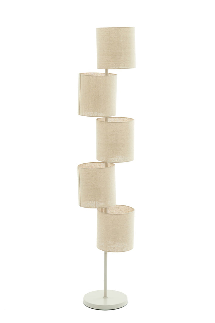 Light & Living Vloerlamp Benigno Beige