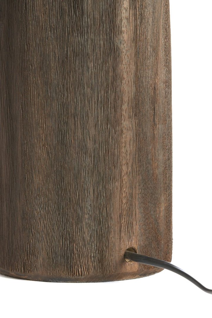 Light & Living Lampvoet Trapani Donkerbruin