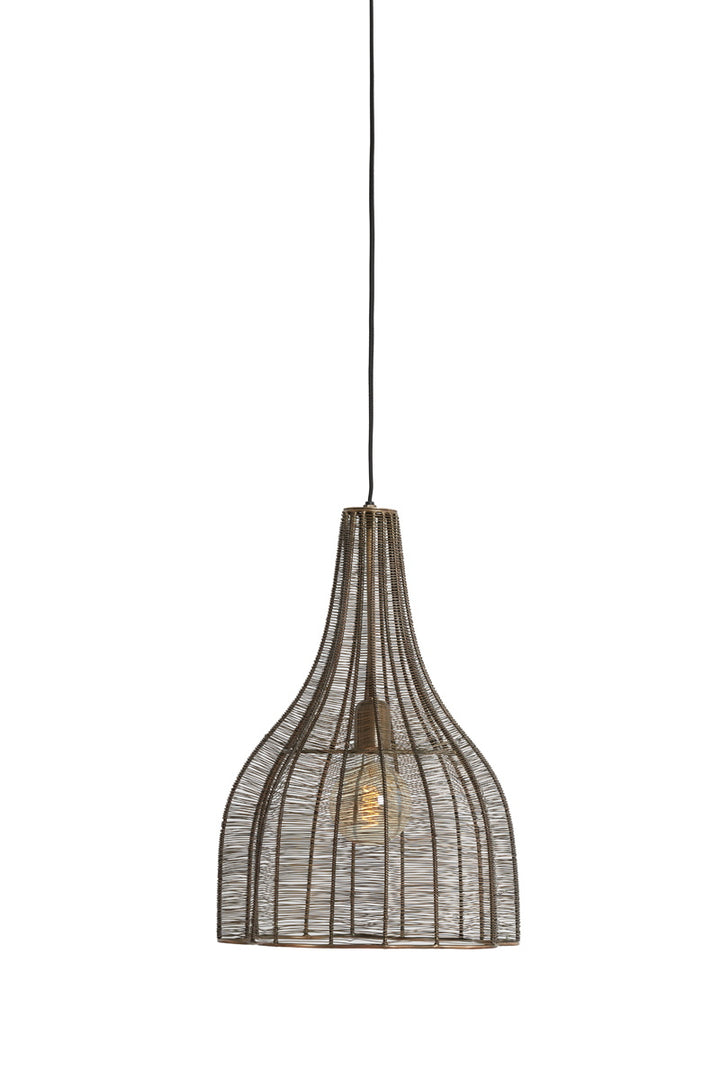 Light & Living Hanglamp Mariama Antiek Brons