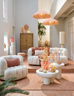 Light & Living Hanglamp Cesano Licht Roze Ø64cm