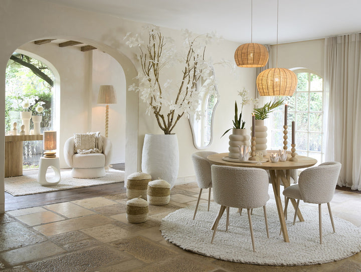 Light & Living Hanglamp Rafaella Raffia Naturel