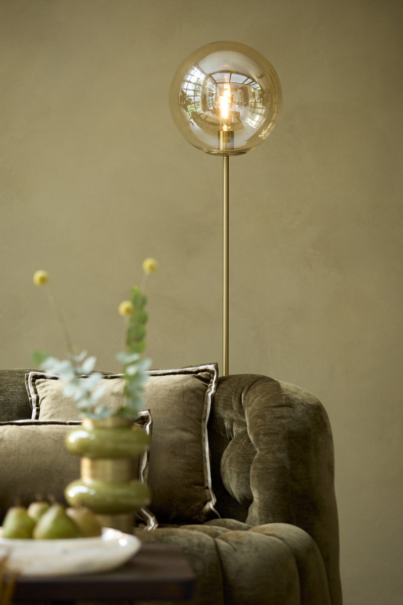 Light & Living Vloerlamp Medina Glas 160cm