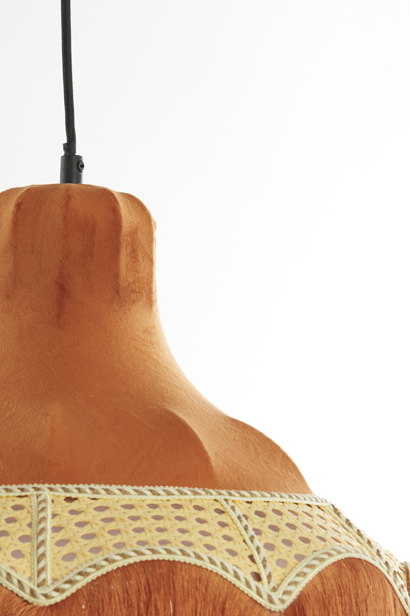 Light & Living Hanglamp Mizia Velvet