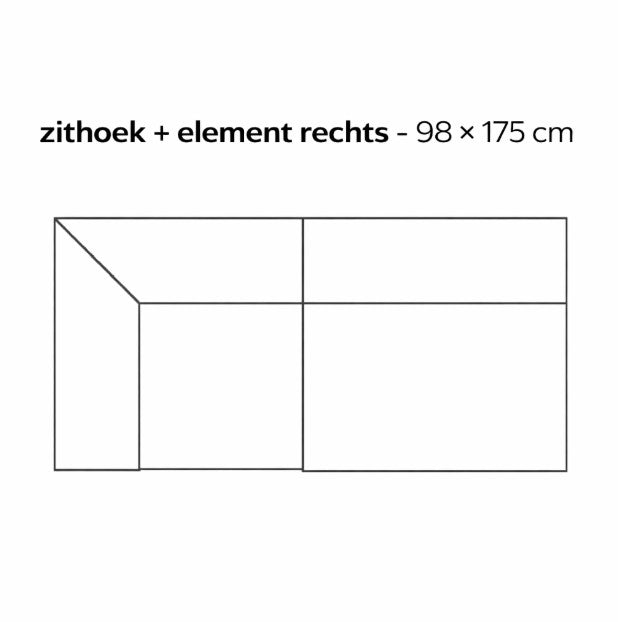 Modulaire Lounge Bank Zelf Samenstellen | SEVN Amarillo