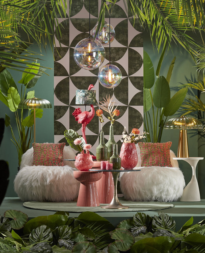 Light & Living Hanglamp Medina Glas