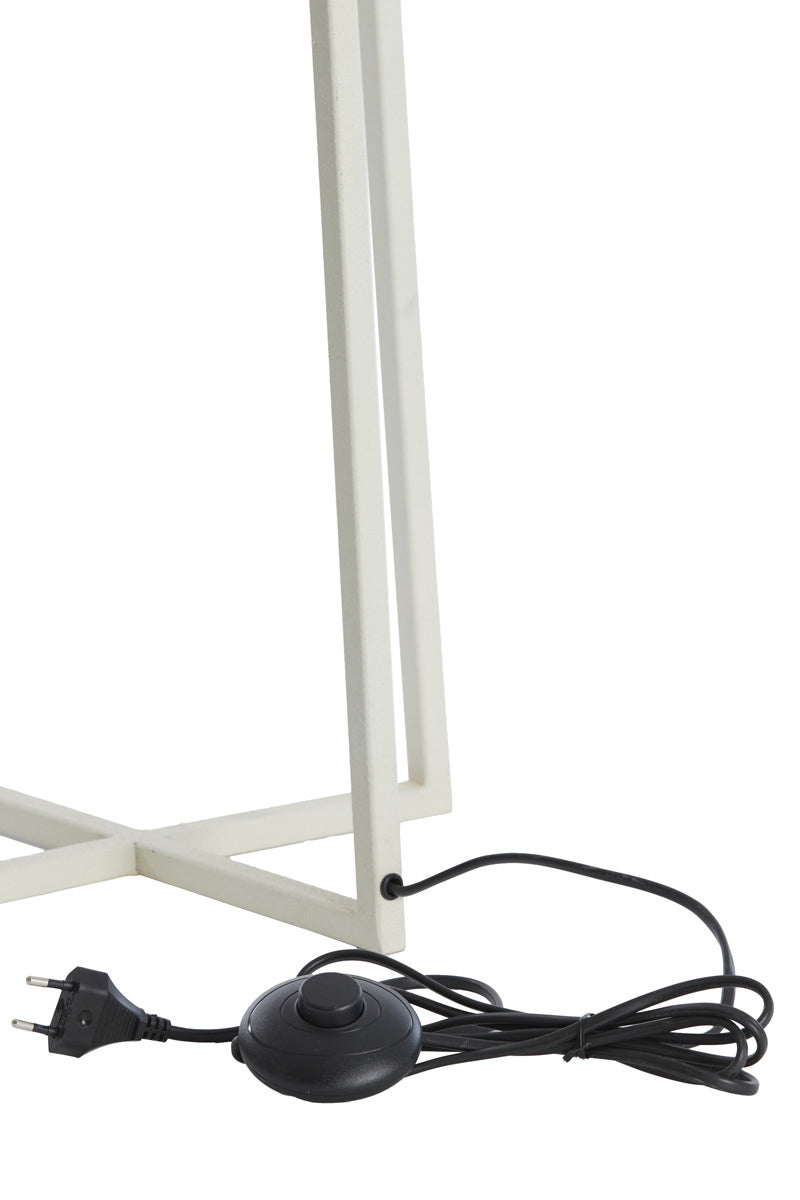 Light & Living Vloerlamp Miley Crème